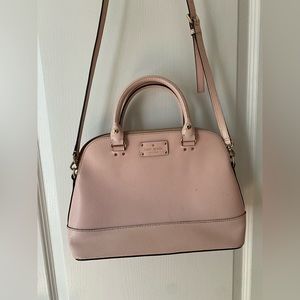 Kate Spade baby pink dome satchel